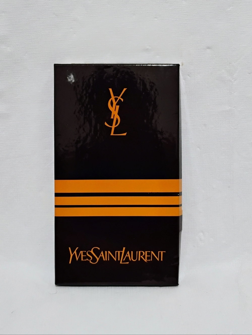 Mens YSL Yves Saint Laurent White Cotton Handkerchiefs Large Embroidered Initial